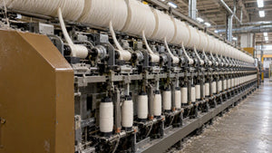 Rotor spinning frame making cotton yarn