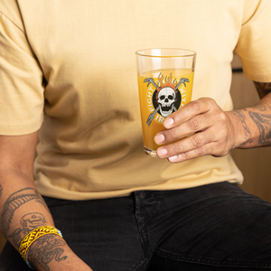 Fight Fire With Iron Pint Glass
